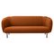 Terracotta Caper 3 Seater Sofa with Stitches by Warm Nordic 1