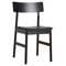 Pause Black Dining Chair 2.0 with Leather Seat by Kasper Nyman 1