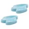 Small Tropical Turquoise Lake Tray by Pulpo, Set of 2 1
