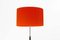 Lampada da terra G2 rossa e cromata di Jaume Sans, Immagine 3