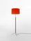 Red and Chrome G2 Salon Floor Lamp by Jaume Sans 2