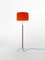 Rote und verchromte G2 Salon Stehlampe von Jaume Sans 2