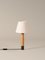 Bronze and White Basic M1 Table Lamp by Santiago Roqueta for Santa & Cole 3