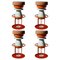 High Colorful Tembo Stool, Note Design Studio, Set of 4 1