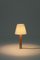 Nickel and Red Básica M1 Table Lamp by Santiago Roqueta for Santa & Cole, Image 4