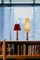 Lampada da tavolo Básica M1 in nichel e rosso di Santiago Roqueta per Santa & Cole, Immagine 6