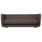 Brown and Natural Oak Sahco Nara Vilhelm Sofa from By Lassen 1