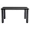 Medium Black Wood and Black Marble Sunday Dining Table by Jean-Baptiste Souletie, Image 1