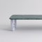 Large Green and White Marble Sunday Coffee Table by Jean-Baptiste Souletie 3