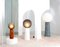 Mittelgroße weiße Kokeshi Acetato Terrakotta Stehlampe von Pulpo 14