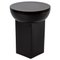 High Black Mila Side Table by Pulpo 1