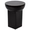 High Black Mila Side Table by Pulpo, Image 1