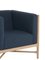 Angel Blue Natural Beech Wood Loka Lounge Armchair by Colé Italia 6