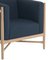 Angel Blue Natural Beech Wood Loka Lounge Armchair by Colé Italia 4