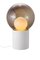 Lámpara de pie Boule alta transparente en blanco de Pulpo, Imagen 6