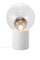 Lampadaire Boule Haut Transparent Opalin Blanc par Pulpo 4