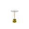 High Transparent Pina Brass Side Table by Pulpo 2