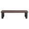 Small Walnut and Black Marble Sunday Coffee Table by Jean-Baptiste Souletie, Image 1