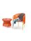 Orange Rose Caribe Dining Chair by Sebastian Herkner, Set of 2 12