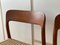 Mid-Century Teak Dining Chairs by Niels Møller, 1960s, Set of 4 2