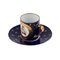 Porcelain Tea Cup & Saucer with Image of Empress Josephine, Set of 2 3