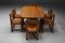 Solid Elm Model T35b Dining Table by Pierre Chapo, France, 1960s, Image 10