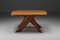 Solid Elm Model T35b Dining Table by Pierre Chapo, France, 1960s 2