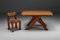 Solid Elm Model T35b Dining Table by Pierre Chapo, France, 1960s, Image 11