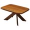Solid Elm Model T35b Dining Table by Pierre Chapo, France, 1960s, Image 1