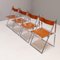Italian Folding Chairs by Fontoni & Geraci for Interlübke, Set of 4 8