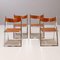 Italian Folding Chairs by Fontoni & Geraci for Interlübke, Set of 4 3