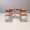 Italian Folding Chairs by Fontoni & Geraci for Interlübke, Set of 4 1