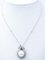 White and Fancy Diamonds, South-Sea Pearl, 18 Karat White Gold Pendant Necklace, Image 2