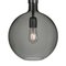 Iron Smoked Glass Rosdala Ceiling Lamp by Sabina Grubbeson for Konsthantverk, Image 2