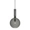 Iron Smoked Glass Rosdala Ceiling Lamp by Sabina Grubbeson for Konsthantverk, Image 5