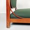 Cama L12 italiana Mid-Century de madera y tela de Fulvio Raboni, 1959, Imagen 15