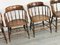 Fire House Captains Chairs in Oak, Set of 4 3