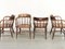 Fire House Captains Chairs in Oak, Set of 4 6