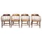 Fire House Captains Chairs in Oak, Set of 4 1