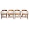 Fire House Captains Chairs in Oak, Set of 4, Image 1