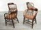 Fire House Captains Chairs in Oak, Set of 4, Image 5