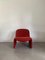 Alky Stuhl in Rot von Giancarlo Piretti 1