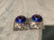 Enamel Candleholders in Silver Gilt by Theodore Olson Bergen, 1930s, Set of 2, Image 3