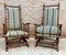 Spanish Rocking Chairs in Carved Walnut, 1960, Set of 2, Image 1