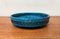 Large Mid-Century Rimini Blu Pottery Bowl by Aldo Londi for Bitossi, Italy, 1960s 5