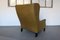 Fauteuil à Oreilles Mid-Century en Cuir par Georg Thams, 1960s 4