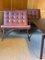 Poltrone Barcelona bordeaux-marrone di Ludwig Mies Van Der Rohe per Knoll International, set di 2, Immagine 6