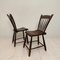 French Brown Wabi-Sabi Chairs from Ulme, 1830, Set of 2 4