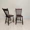 French Brown Wabi-Sabi Chairs from Ulme, 1830, Set of 2 3