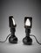 Model P600 Table Lamps in Black by Gino Sarfatti for Arteluce, Set of 2 2